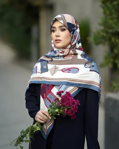 روسری نخی کد N-1028